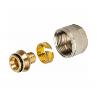 STOUT Фитинг компрессионный для труб PE-X 20х2,0х3/4"