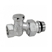 Запорно-регулирующий клапан 1/2" НР-ВР, прямой, R17TG, Giacomini R17X033