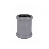 Муфта двойная (с упором) ПП 75 мм, серая, Ostendorf HT 113510
