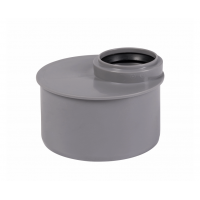 Патрубок переходной короткий ПП 110/50, серый, Ostendorf HT 115725
