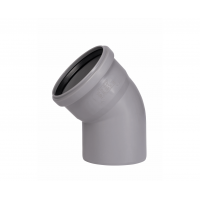 Отвод ПП 110/45°, серый, Ostendorf HT 115120