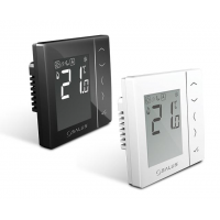 VS35B Электронный проводной термостат  программируемый с дисплеем встраиваемый черный