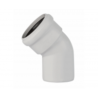 Отвод с раструбом 78х45°, белый, Ostendorf Skolan dB 333120