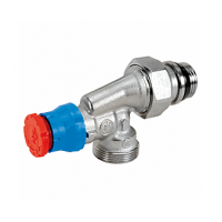 Термостатический клапан 1/2" НР-ВР, осевой, R415TG, Giacomini R415X033 (подкл. Clip-Clap)