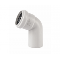 Отвод с раструбом 58х67°, белый, Ostendorf Skolan dB 332130