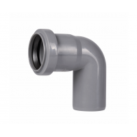 Отвод ПП 40/87°, серый, Ostendorf 111140
