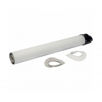 STOUT Труба для прохода через стену с манжетами и оголовком 854 мм Ø60/100 м/п PP-FE STOUT Труба для прохода через стену с манжетами и оголовком 854 мм Ø60/100 м/п PP-FE