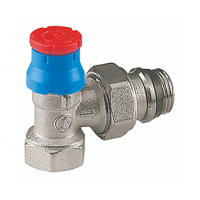 Термостатический клапан 1/2" НР-ВР, угловой, R401TG, Giacomini R401X133 (подкл. Clip-Clap)