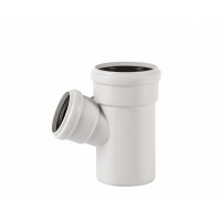 Тройник двухраструбный 110х78/67°, белый, Ostendorf Skolan dB 335310