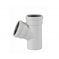 Тройник двухраструбный 110х110/67°, белый, Ostendorf Skolan dB 335300