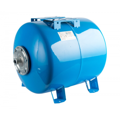 Расширительный бак для водоснабжения (гидроаккумулятор) STOUT STW-0003, горизонтальный, 50 л., синий купить в Казани