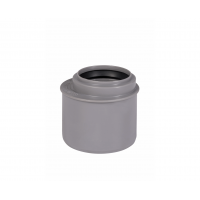 Патрубок переходной короткий ПП 75/50, серый, Ostendorf HT 113715