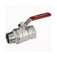 Шаровой кран латунный стандарт. 2"ВР-НР, ручка-рычаг, Giacomini R254LX008