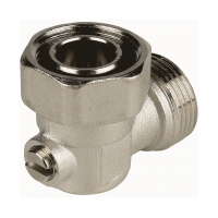 Узел нижнего подключения Stout раздельный, угловой 3/4" Узел нижнего подключения Stout раздельный, угловой 3/4"