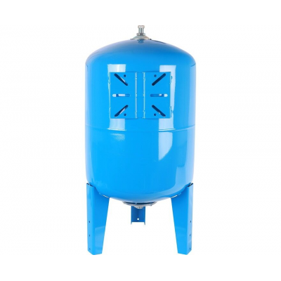 Расширительный бак для водоснабжения (гидроаккумулятор) STOUT STW-0002, вертикальный, 100 л., синий купить в Казани
