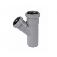 Тройник ПП 50/40/45°, серый, Ostendorf HT 112210