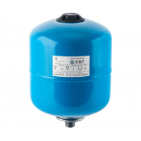 Расширительный бак для водоснабжения (гидроаккумулятор) STOUT STW-0001, вертикальный, 8 л., синий