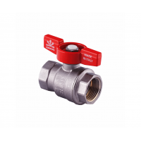 Шаровой полнопроходной кран GEKON 3/4" В-В (бабочка)