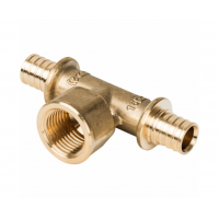 STOUT Тройник-переходник, 16x1/2" ВР