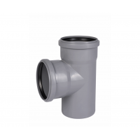 Тройник ПП 110/110/87°, серый, Ostendorf HT 115400