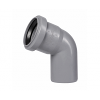 Отвод ПП 50/67° серый, Ostendorf HT 112130