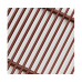 Решетка рулонная окраска цвет RAL TECHNO 420мм*1400мм (коричневый) купить в Казани