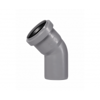 Отвод ПП 50/45°, серый , Ostendorf HT 112120 Отвод ПП 50/45°, серый , Ostendorf HT 112120