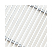 Решетка рулонная анодированная TECHNO 150мм*4200мм (серебро)