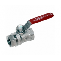 Шаровой кран латунный стандарт. 1/2"ВР-ВР, ручка-рычаг, Giacomini R250X003