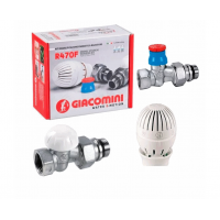 Термостатический комплект 1/2", прямой, R470F, Giacomini R470FX013 Термостатический комплект 1/2", прямой, R470F, Giacomini R470FX013