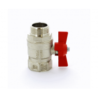 Кран шаровой муфта/резьба полнопроходной (бабочка) ITAP Ideal 3/4"