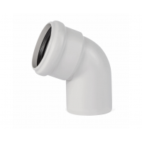 Отвод с раструбом 78х67°, белый, Ostendorf Skolan dB 333130