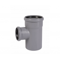 Тройник ПП 110/75/87°, серый, Ostendorf HT 115410