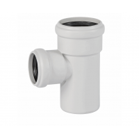 Тройник двухраструбный 78х58/87°, белый, Ostendorf Skolan dB 333410