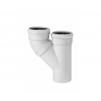 Тройник параллельный 110/110, белый, Ostendorf Skolan dB 335920