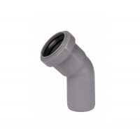 Отвод ПП 40/45°, серый 111120
