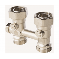 Узел нижнего подключения Stout для однотрубной системы, прямой 3/4" Узел нижнего подключения Stout для однотрубной системы, прямой 3/4"