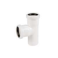 Тройник ПП 50/50/87°, белый, Ostendorf HT 559670