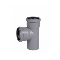 Тройник ПП 75х75/87° серый, Ostendorf HT 113400
