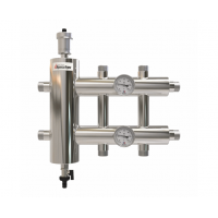 Распределительный коллектор ProxyTherm с гидрострелкой GSK 25-3 (3 контура - 1"НР) Распределительный коллектор ProxyTherm с гидрострелкой GSK 25-3 (3 контура - 1"НР)