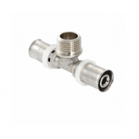 VALTEC Пресс-тройник (с переходом на НР) 20 х 1/2" НР х 20