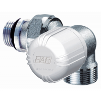 FAR Трехосевой терморегулирующий вентиль 1/2" левосторонний с EPDM уплотнителем (М24х19)