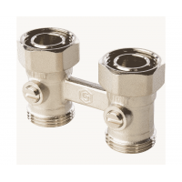 Узел нижнего подключения Stout для двухтрубной системы, прямой 3/4" Узел нижнего подключения Stout для двухтрубной системы, прямой 3/4"