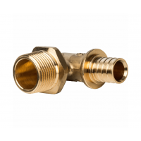 STOUT Угольник-переходник 90, 20х3/4" НР