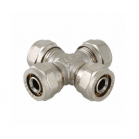 VALTEC Крестовина обжимная 26 х 20 х 26 х 20