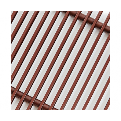 Решетка рулонная окраска цвет RAL TECHNO 250мм*4000мм (коричневый) купить в Казани