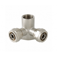 VALTEC Водорозетка обжимная (проходная) 20 х 1/2" ВР х 20