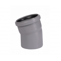 Отвод ПП 110/15° серый, Ostendorf HT 115100