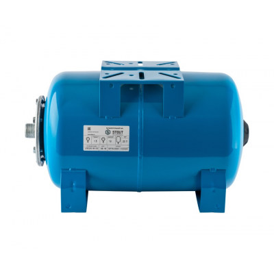 Расширительный бак для водоснабжения (гидроаккумулятор) STOUT STW-0001, горизонтальный, 20 л., синий купить в Казани